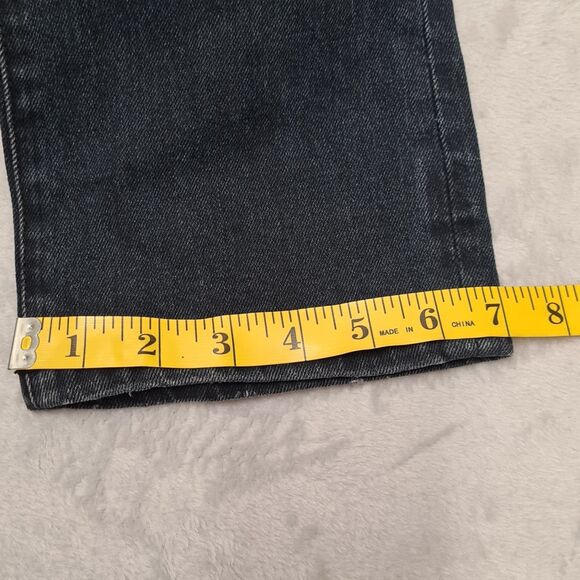 Seven7 Jeans Black Straight Leg Women's SZ 27 Low Rise - Picture 11 of 11